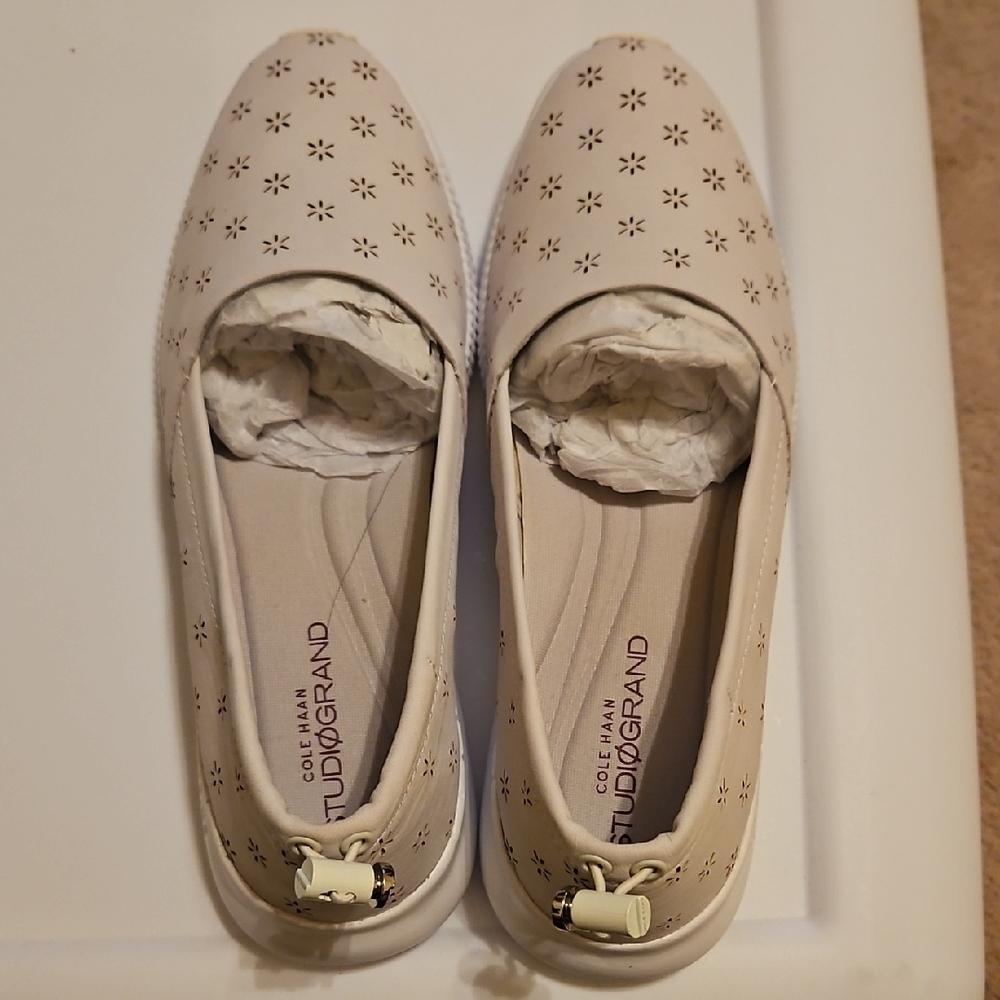 Cole Haan Women's Cream Slip-On Shoes